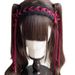 Copricapo da ragazza con papillon Party Cosplay Cameriera Copricapo Fasce Accessorio per capelli_voghion.com