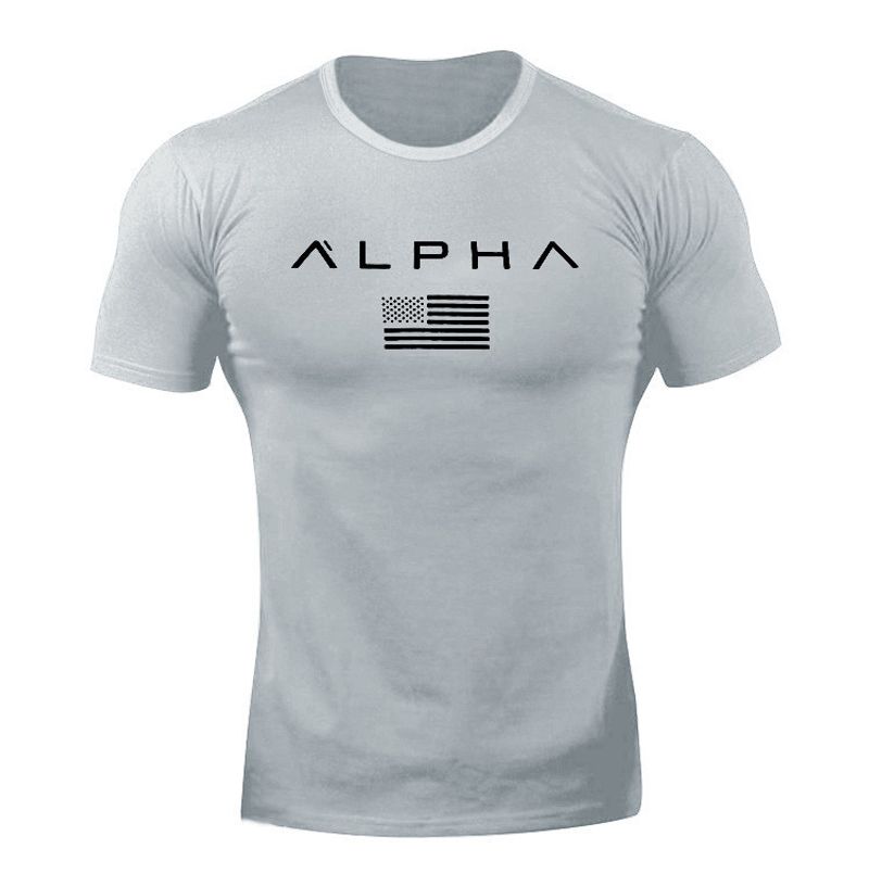 Muscle Doctor Trend New T-shirt da fitness da uomo Sport Running Training Quick Dry Manica corta dritta_voghion.com