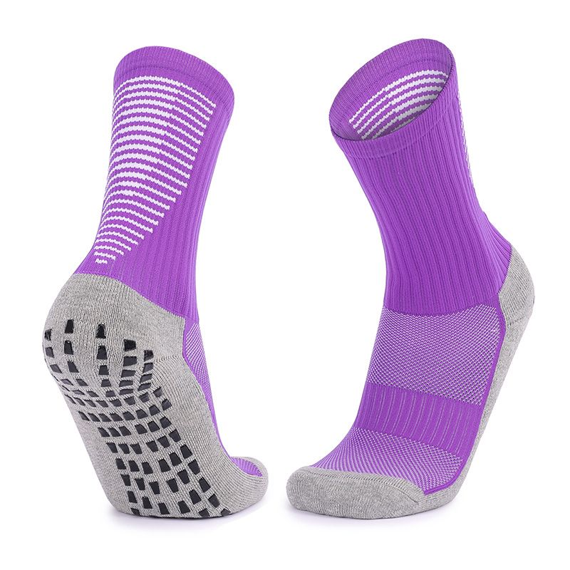 Verdickte Fußballsocken aus Handtuch für Erwachsene, rutschfeste, verschleißfeste Wadensocken für Herren, schweißabsorbierende, atmungsaktive Sportsocken_voghion.com