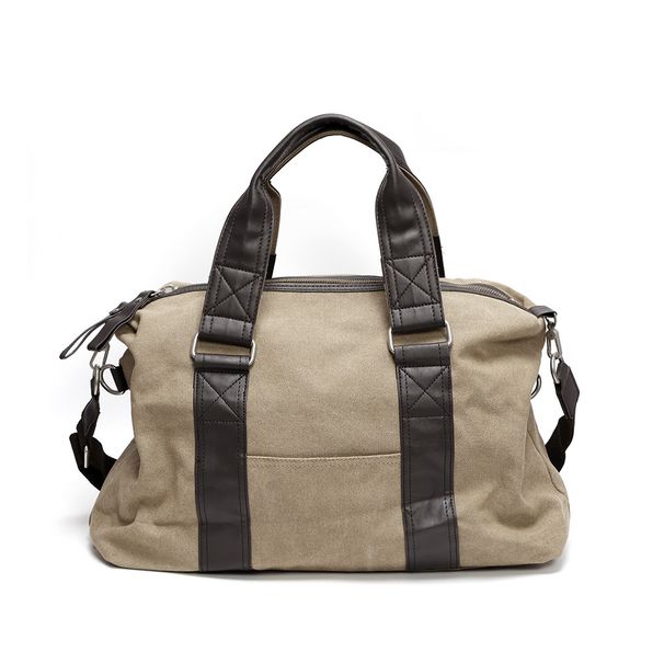 Borsa da viaggio vintage di grande capacità, borsa a tracolla britannica in tela, borsa a tracolla casual da uomo_voghion.com