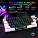 61 Keys Wired Film Keyboard Compact Color Matching Robotic Handheld Gaming Keyboard Portable Fit For Desktop Notebook_voghion.com