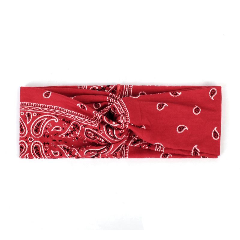 Boheemse haaraccessoires met cashewnotenprint, hoofdbanden, gekruiste brede randen, populaire yogahoofdbanden voor dames_voghion.com