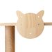Wall-Mounted Cat Scratching Pad For Small To Large Cat, Indoor Wood Cat Tree With Hammock, Cat Scratcher Perch_voghion.com