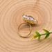 GLSEEVO Anello fatto a mano regolabile alla moda ed elegante con fiore di perle naturali per le donne_voghion.com