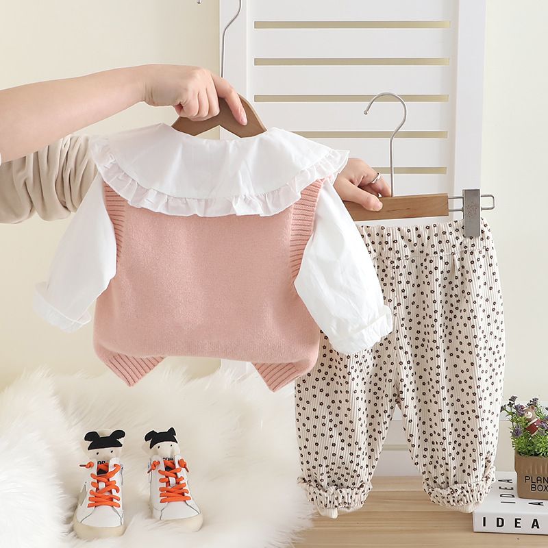 Gilet di lana a forma di torta, stile western per ragazze, taglia piccola e media, per primavera e autunno, 2025_voghion.com