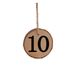 Valentine's Day Creative Country Wood Piece Branch Round Piece Pendant Home Decoration Digital Number Plate Hanging Ornaments Crafts Wholesale_voghion.com