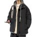 2024 New Two-Piece Jacket For Men, Thickened Men's Cotton Coat, Hooded Puffer Jacket, Loose Fit, Plus Size_voghion.com