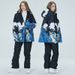 New Snowboarding Suit For Men Women, Couple Style, Warm Thickened Korean Version Ski Jacket And Pants Set_voghion.com