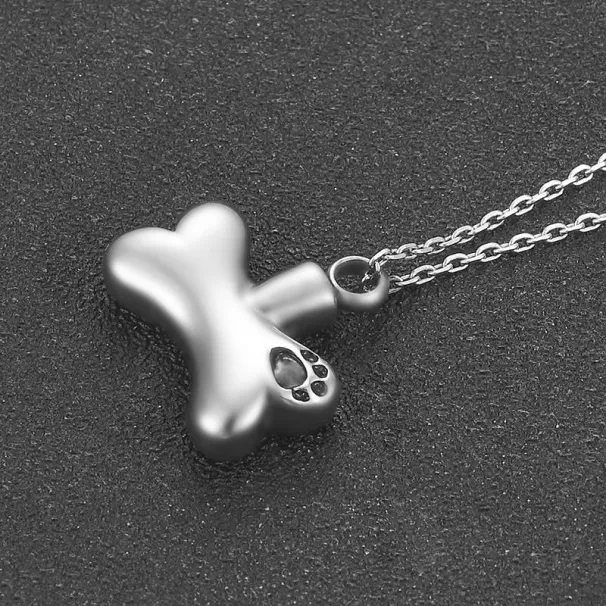 Ripats Kaelakeed Kvaliteetne roostevabast terasest kondiga koer Lemmikloom Väike urn tuhastamistuhk Suveniiri EhtedRipats_voghion.com