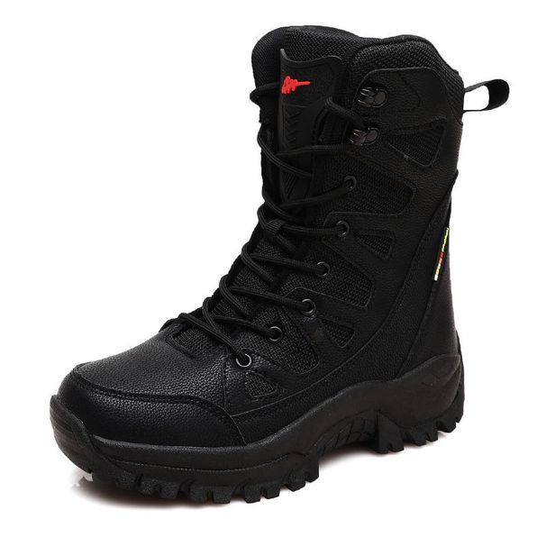 Unisex Winter Snow Boots For Couples - High Top Waterproof Hiking Boots With Fleece Lining, Non-Slip Rubber Sole For Outdoor Adventures_voghion.com