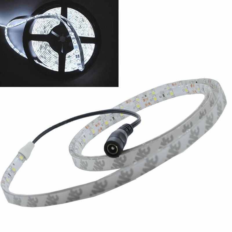 1 Meter wasserdichtes dimmbares LED-Streifenband, 100 cm, 1 m, 12 V, 60 SMD-LED-Controller_voghion.com