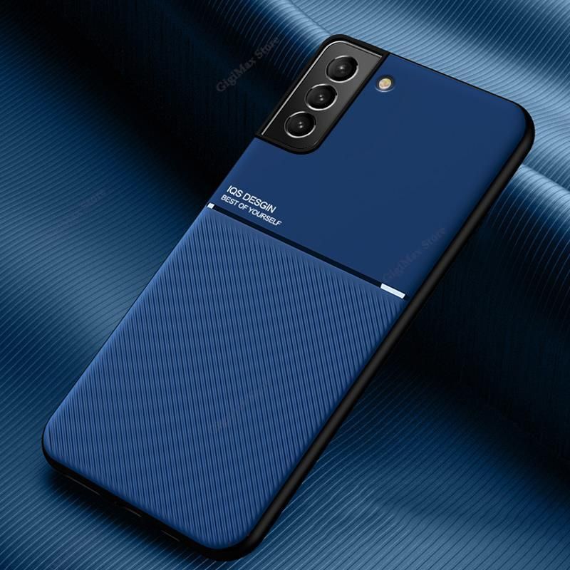 Leather Texture Magnet Case For Samsung Galaxy A53 A52S A52 5G A54 A33 A13 S23 S22 S21 S20 Ultra Plus S21 FE Car Magnetic Cover_voghion.com