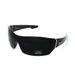 Men's Locs sunglasses with dark black frame_voghion.com