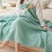 2025 Pure katoenen holle katoenen gaashanddoek Zomerkoele eenpersoons- en tweepersoonskinderbankhoesdeken Dunne quilt_voghion.com