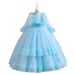 Babykleidung Performance-Kostüm für Mädchen, Pompadour-Kleid, Lolita-Prinzessin-Stil, Spitzen-Mesh-Klavierkostüm für Kinder_voghion.com