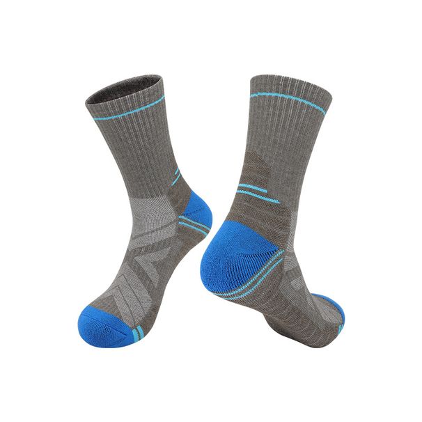 Autumn And Winter New Hiking Warm Merino Wool Non-Slip Breathable Mid-Calf Professional Running Sports Socks_voghion.com