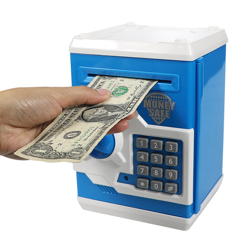 ToysMall Children Password Electronic Piggy Bank Mini ATM Saving Money Coin Box Toy Gift_voghion.com