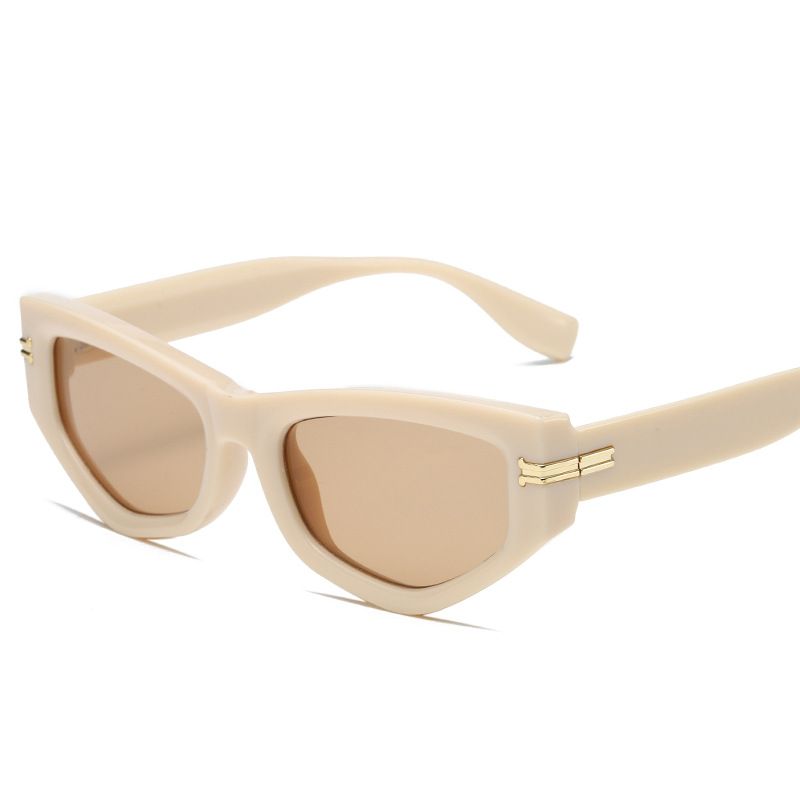 Xinbei 2244, occhiali da sole da uomo di alta qualità, stile trendy, con montatura stretta e occhi di gatto, per donna_voghion.com