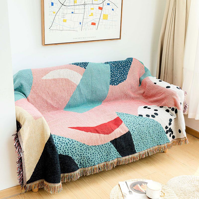 Sicilian Style Sofa Cover Set - Cat Scratch Proof, Universal Fit For Living Room & Kitchen​_voghion.com