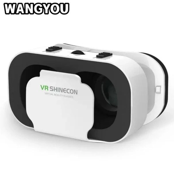 Novidades G05 3d shine con headset cabeça montada realidade virtual óculos vr ajustáveis para smartphones android de 4,76 polegadas_voghion.com