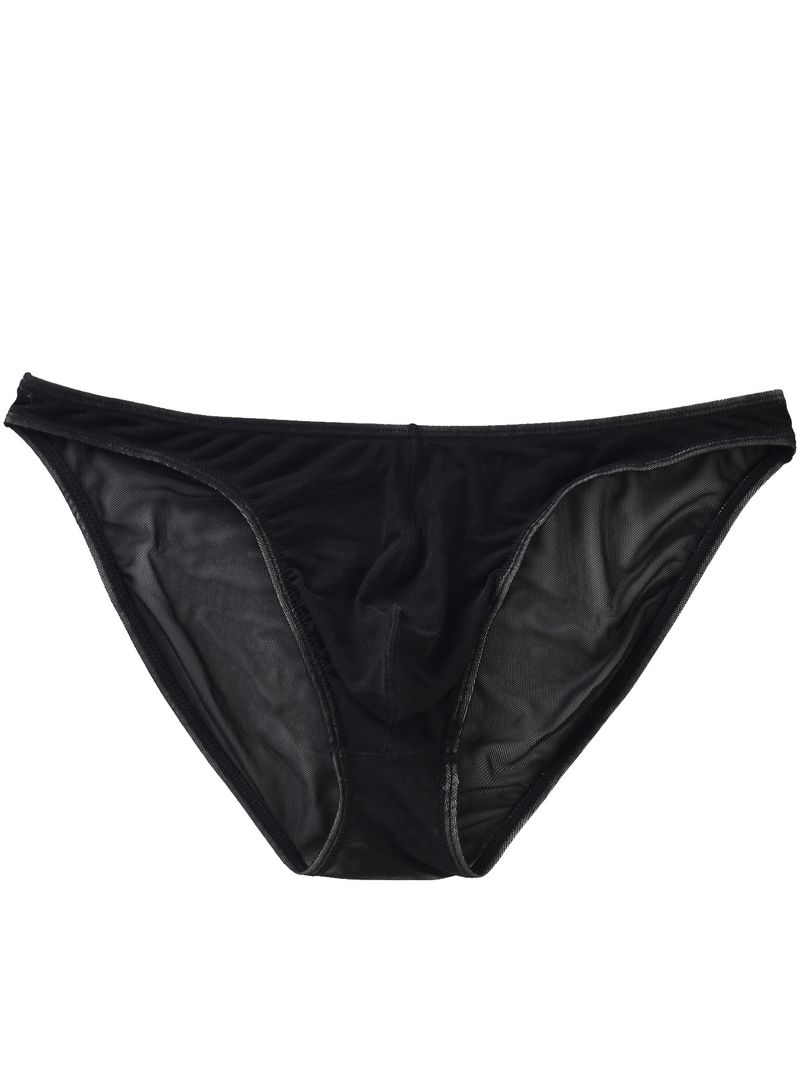 Pantaloncini da uomo in seta ghiacciata a triangolo, trasparenti, 2025d, a vita media, sexy, alla moda, con elastico in vita_voghion.com