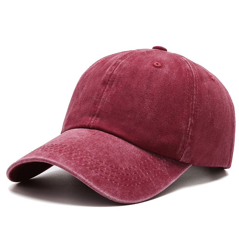 Cappello da baseball in cotone tinta unita, per quattro stagioni, alla moda, con visiera semplice, stile vintage, casual, per donne e uomini_voghion.com