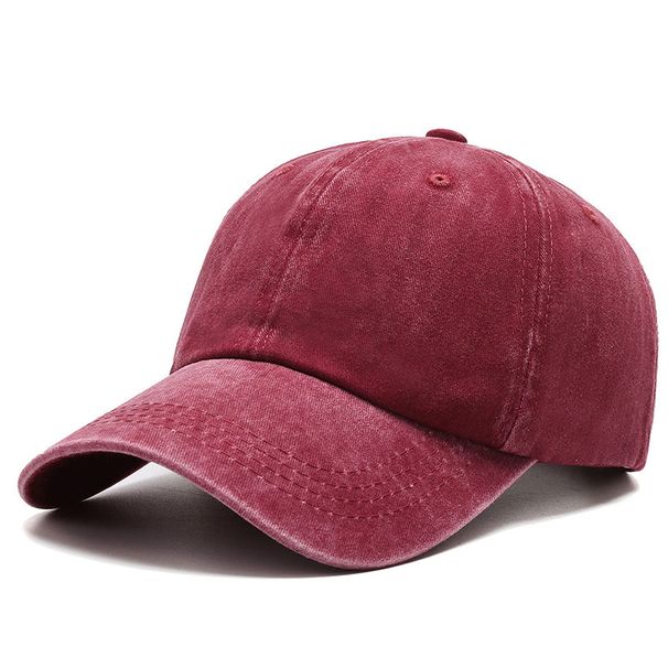 Cappello da baseball in cotone tinta unita, per quattro stagioni, alla moda, con visiera semplice, stile vintage, casual, per donne e uomini_voghion.com