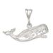 Sterling Silver Polished Whale With Open Mouth Pendant_voghion.com