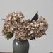 Großhandel Hochzeit gefälschte Blumen europäischen Stil literarischen Retro Herbst Farbe Hortensie einzigen Torbogen führen künstliche Blumen Hause Blumenkunst_voghion.com