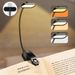 Heim & Garten Buch-Clip-Lampe Lese-Schreibtischlampe Computer-Klavier-Lern-Augenschutzlampe LED Dreifarbige Beleuchtung Faltbares Nachtlicht USB-Aufladung_voghion.com