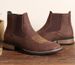 The R003 Polyurethane Men's Casual Shoes Chelsea Boots Brown, Choose Size And Tell Seller_voghion.com