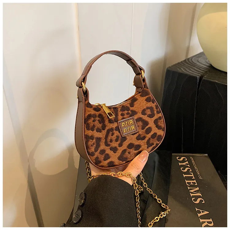 Sac à bandoulière pour enfants - Mini sac à main imprimé léopard et carreaux pour garçons et filles_voghion.com