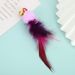 Bacchetta Teaser di ricambio per palla di pelo con testa di piuma e campanellino, giocattolo per gatti, articoli per animali domestici_voghion.com