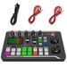 F998 Mikrofon Soundkarte Audio Mi Konsole Live Musik Mischpult Verstärker DJ Ausrüstung_voghion.com