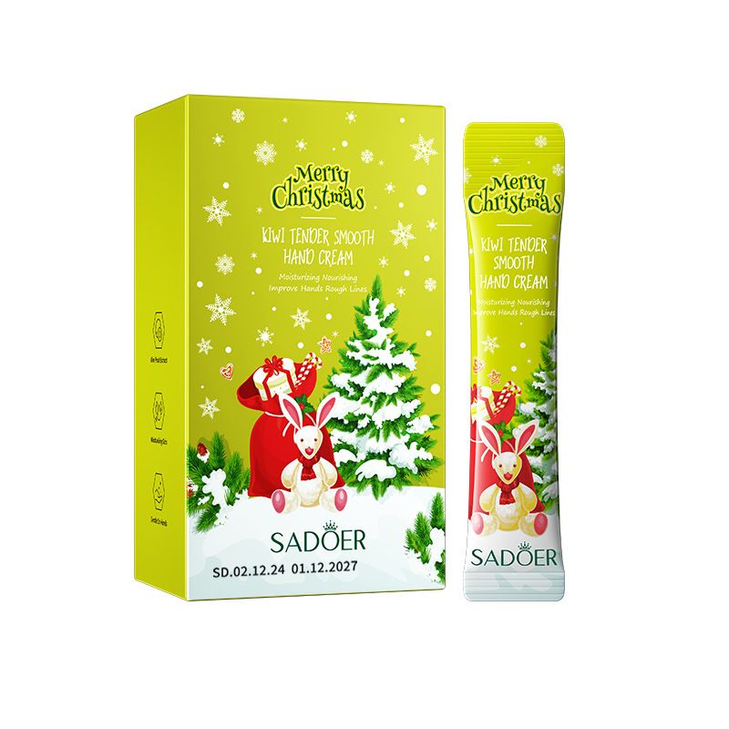 Full English Christmas Kiwi Smooth SADOER Anti-Chap Feuchtigkeitsspendende Handcreme_voghion.com
