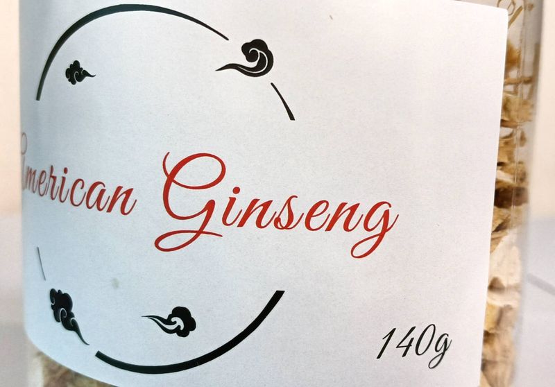 American Ginseng 140g ,Sliced Whole Root American Ginseng_voghion.com