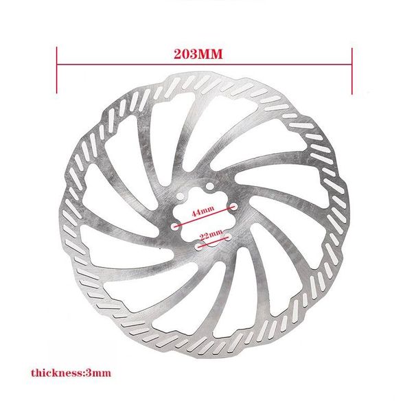 Verdicktes Bremsscheiben-Set für Vorder- und Hinterrad – Verbesserte Bremskraft für Motorräder und Motorroller – Robuste Gusseisenkonstruktion_voghion.com