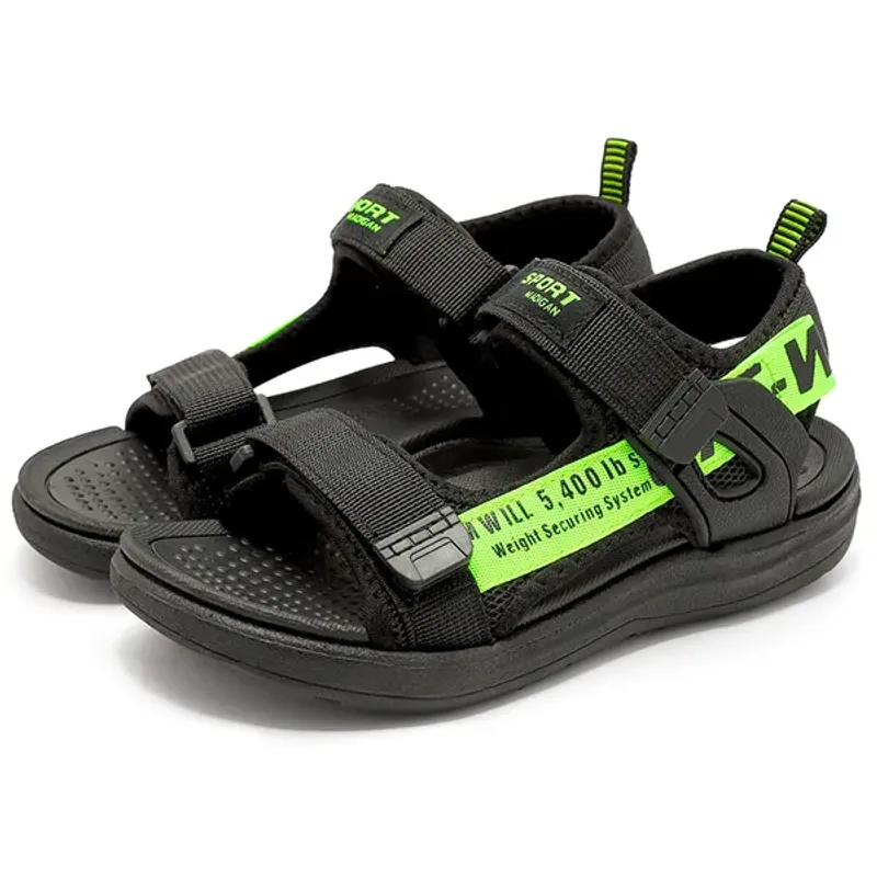 Sandales pour enfants pour filles garçons enfants à talons plats décontractés sport été cuir tout-petit doux plage sandale NBGAGA 230606_voghion.com