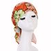 Women's Hats print three small tail curved hat Muslim headscarf hat_voghion.com