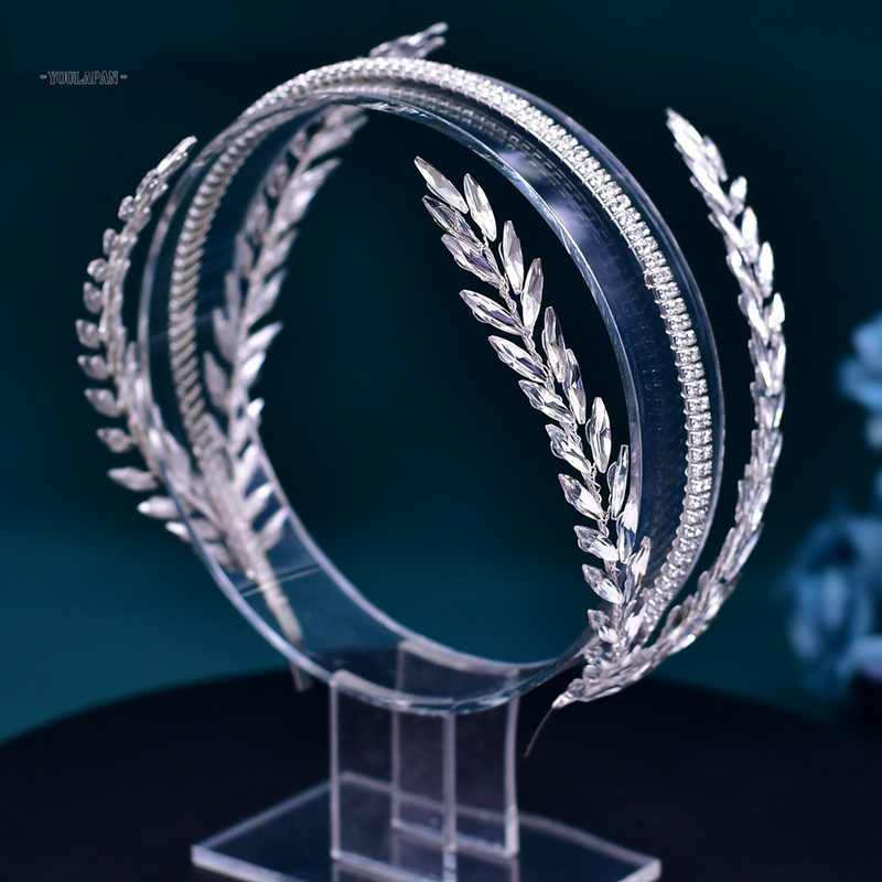 Accessoires de robe de mariée coiffure de mariée bijoux de mariage simples bandeau en strass_voghion.com