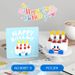 New Birthday Gift Glowing Cake Novelty Tiny Particle Building Blocks Boys And Girls Lego Toys Holiday Gift Choice - Pink Small Cake_voghion.com