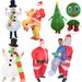 Cross Border Hot Selling Santa Claus Inflatable Clothing Christmas Tree Inflatable Clothing Christmas Snowman Inflatable Clothing Stage Performance Cl_voghion.com