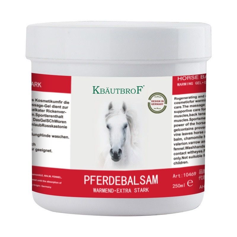 Huile essentielle de massage à la pâte de cheval allemande, gel à la pâte de châtaigne de marque allemande, pâte de massage corporelle pour le soulagement des articulations et des muscles_voghion.com