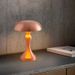 Lampe de table champignon en métal – Rechargeable par USB, style nordique vintage avec commande tactile, idéale pour une table de chevet ou un café_voghion.com