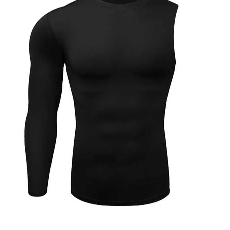 Men's clothing Men's long short sleeve tights fitness clothing high elasticity sports quick drying breathable basketball football running_voghion.com