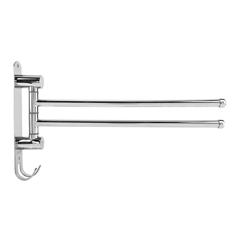 1Pcs Swivel Handtuch Rack Wand Montiert Bad Küche 180 Grad Rotation Lagerung Aufhänger Werkzeug_voghion.com