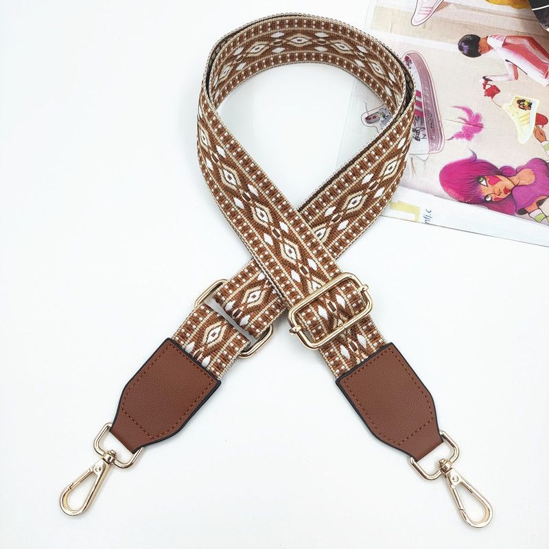 Wide Bag Strap Accessories, Crossbody Shoulder Straps, Backpack Straps, Shoulder Straps, Ethnic Style Embroidered Lanyards, Jacquard Straps_voghion.com