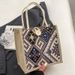 Ethnic Style Canvas For Women Summer New Fashion Outdoor Handheld Linen Lunch Box Tote Mommy Bag_voghion.com