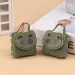 Creative Leather Frog Coin Purse Car Key Chain Pendant Bluetooth Headset Cute Keychain Mini Storage Bag_voghion.com