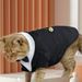 Haustiermode Smoking Anzug Kätzchen Hemd Kleidung Hochzeitskleid mit Fliege Katze Abendgarderobe_voghion.com